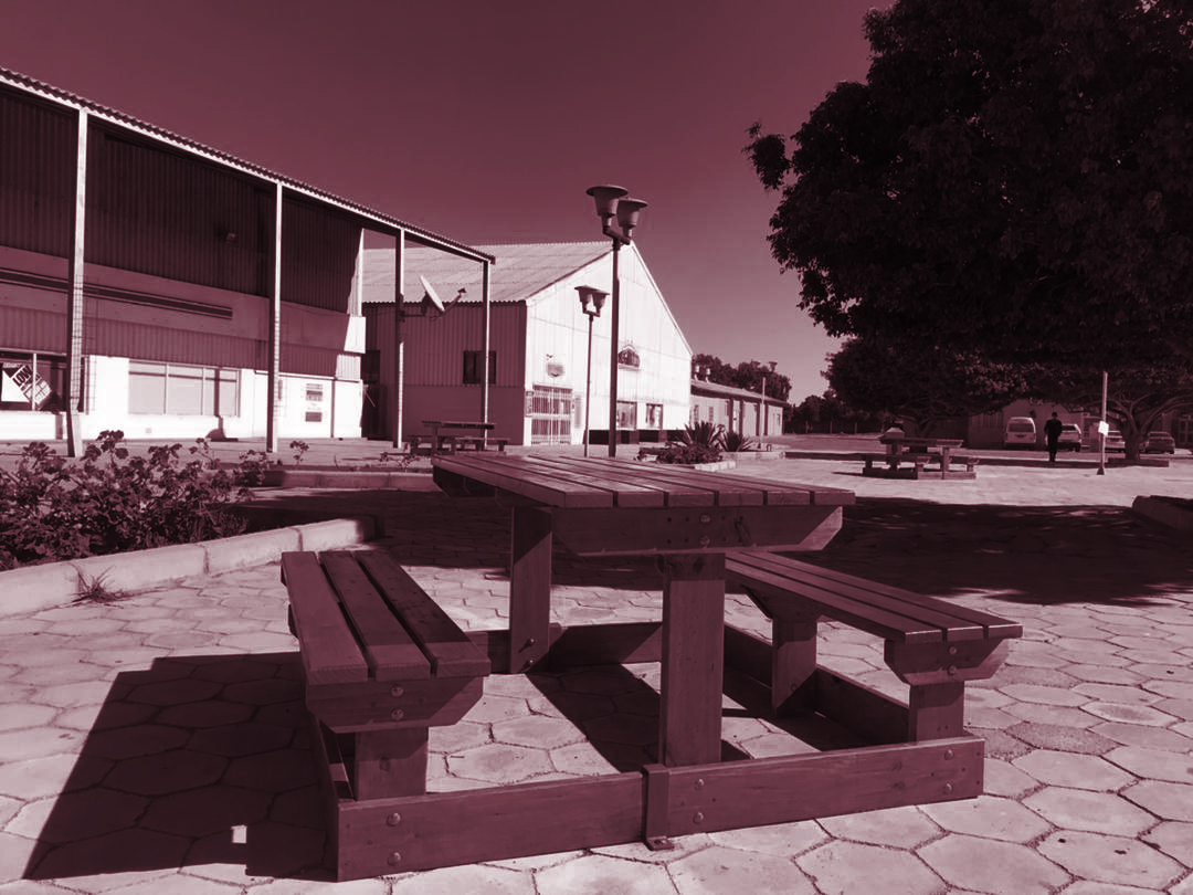 East Gate Courtyard benches